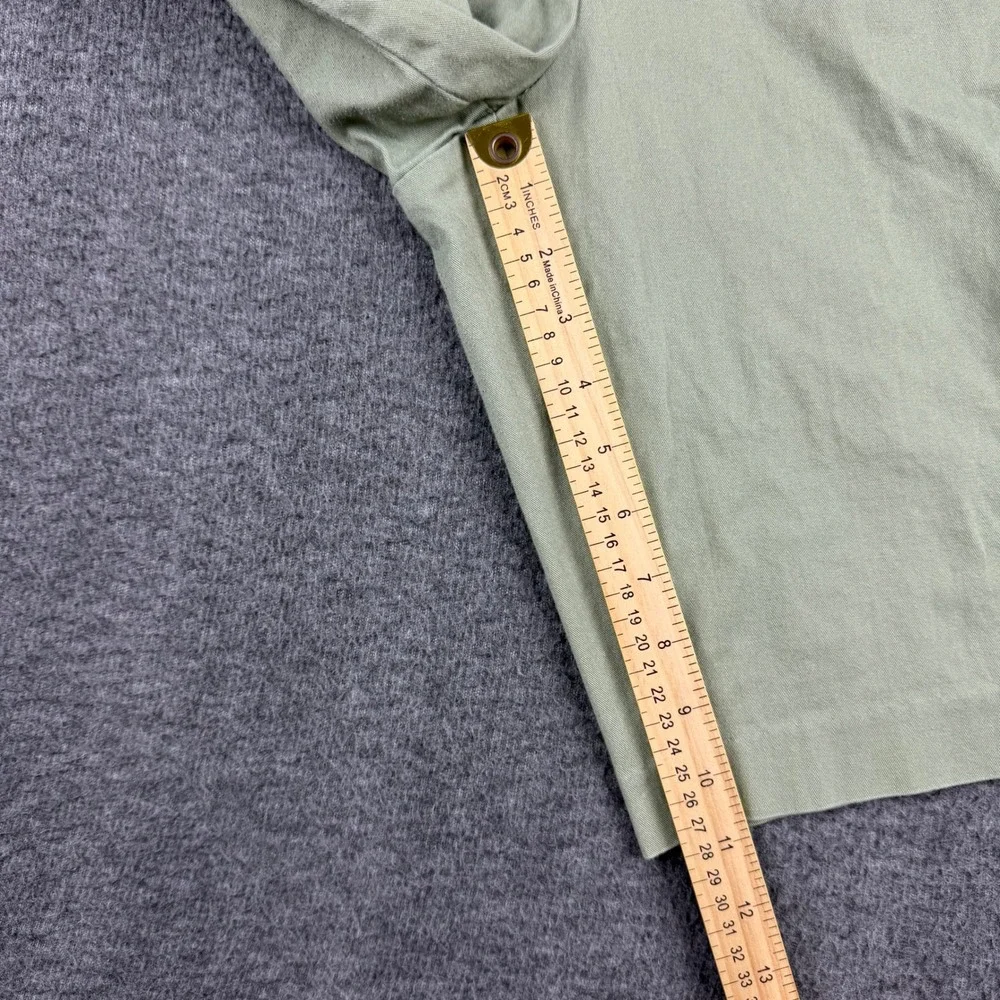Laura‎ Scott Women's Olive Green Bermuda Shorts Cotton Stretch Size 16 Khaki